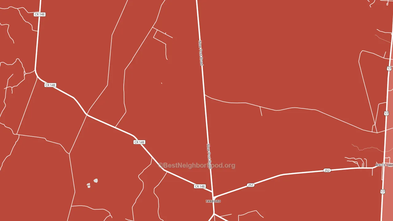 Tarboro, GA block-group political-lean map