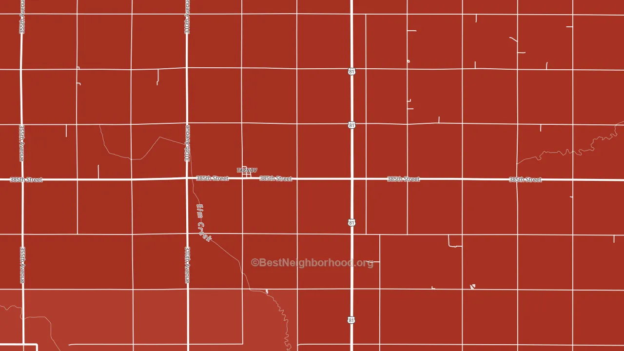 Tarnov, NE block-group political-lean map