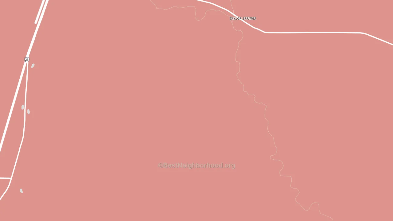 Taylor Springs, NM block-group political-lean map