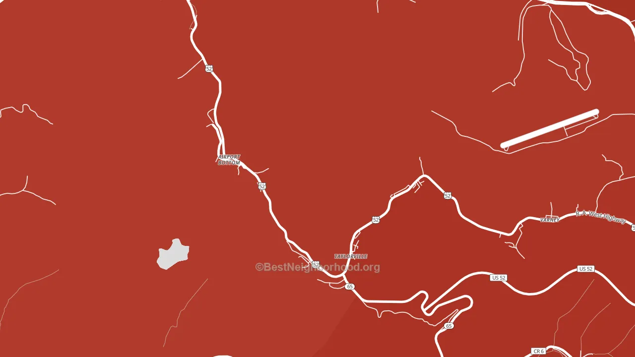 Taylorville, WV block-group political-lean map