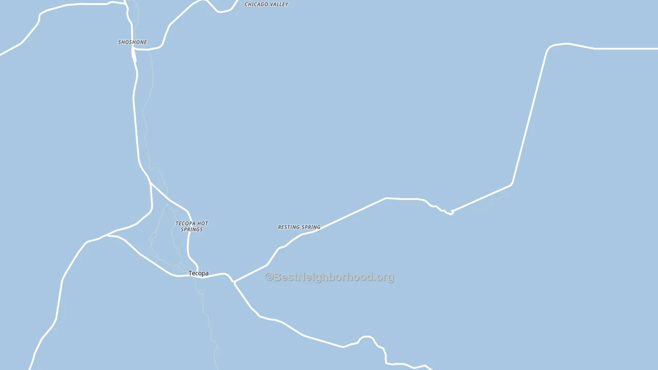 Tecopa, CA block-group political-lean map