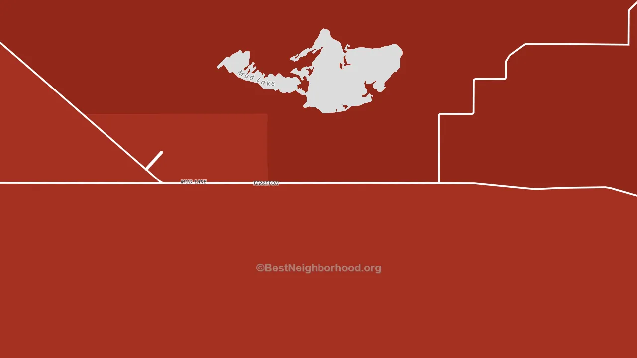 Terreton, ID block-group political-lean map