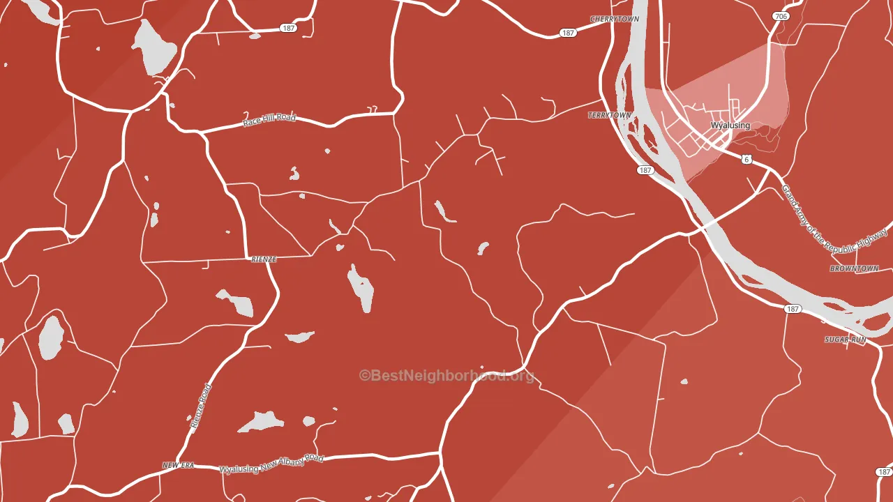 Terrytown, PA block-group political-lean map