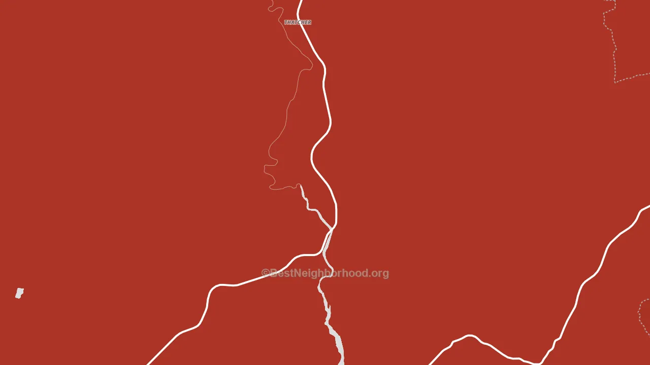 Thatcher, ID block-group political-lean map