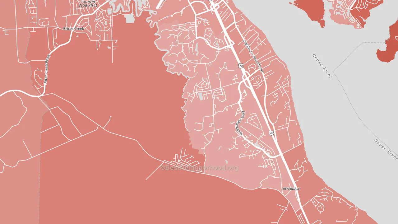 Thurman, NC block-group political-lean map
