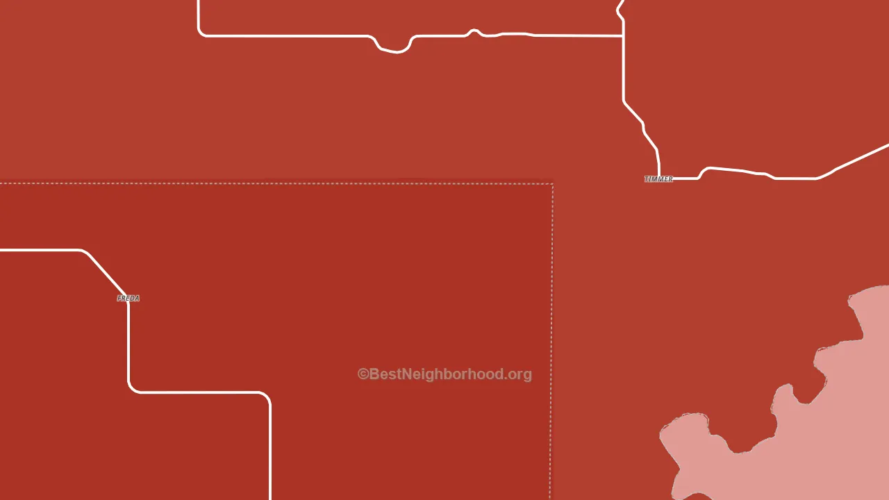 Timmer, ND block-group political-lean map