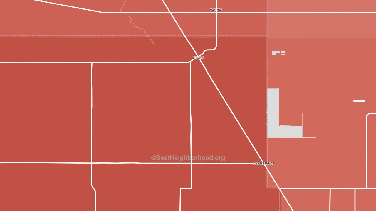 Tintah, MN block-group political-lean map