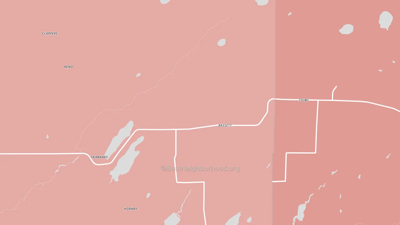 Toimi, MN block-group political-lean map