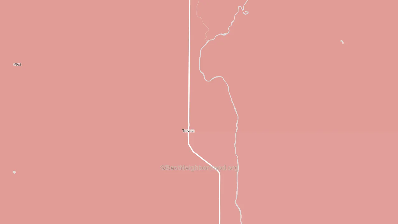 Toivola, MN block-group political-lean map