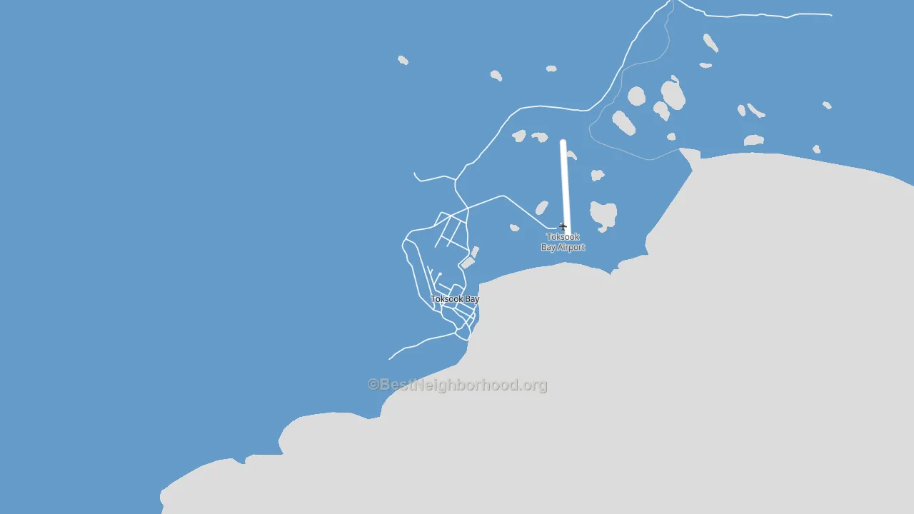 Toksook Bay, AK block-group political-lean map
