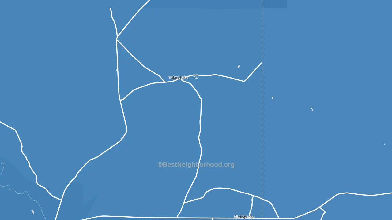 Tolani Lake, AZ block-group political-lean map