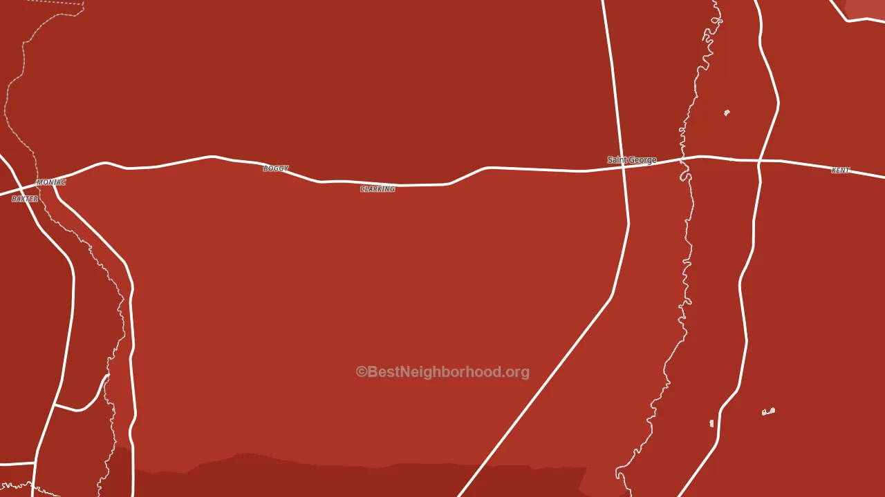 Toledo, GA block-group political-lean map