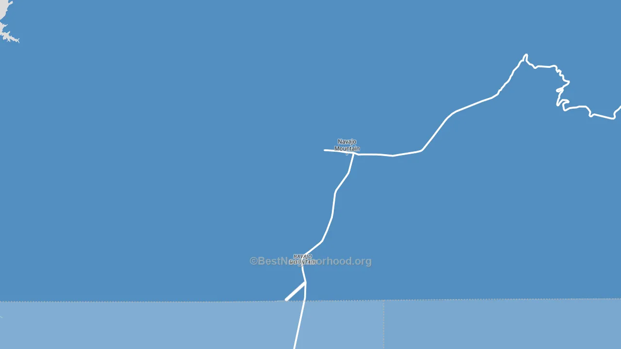 Tonalea, UT block-group political-lean map