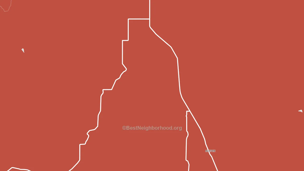 Toonerville, CO block-group political-lean map
