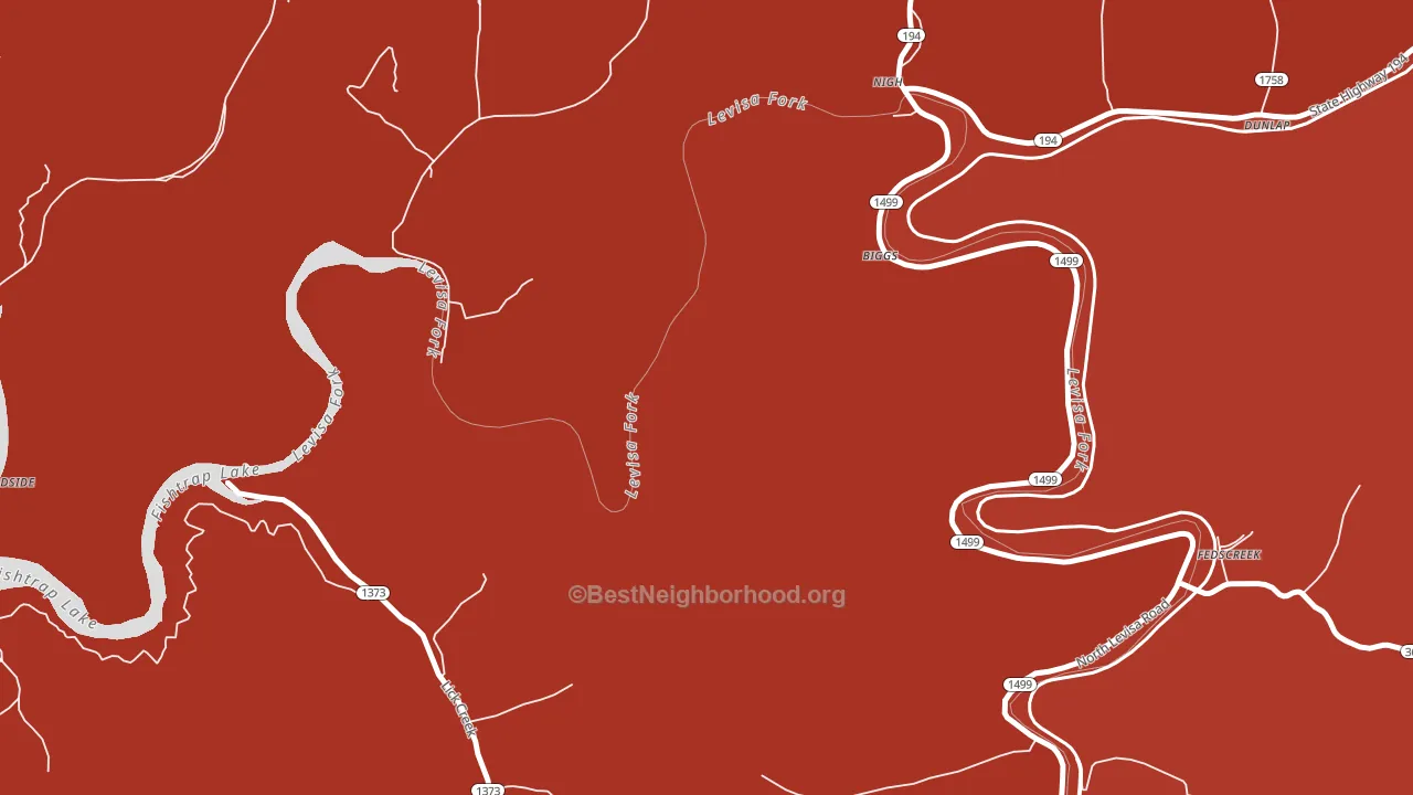 Toonerville, KY block-group political-lean map