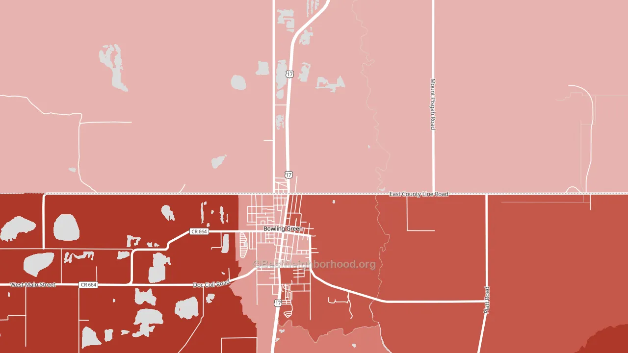 Torrey, FL block-group political-lean map