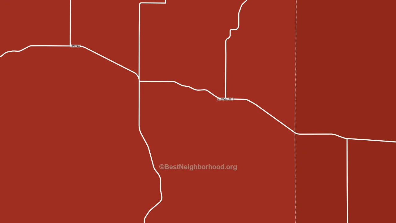 Tryon, NE block-group political-lean map