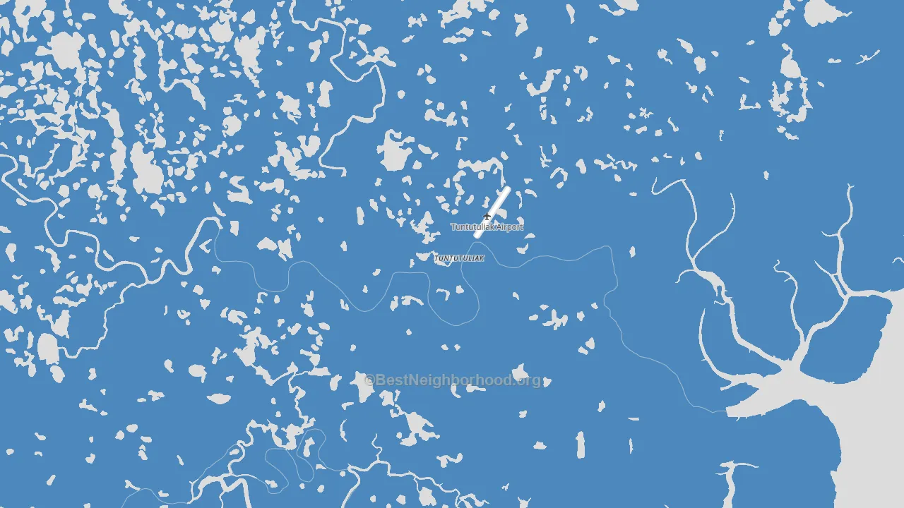 Tuntutuliak, AK block-group political-lean map