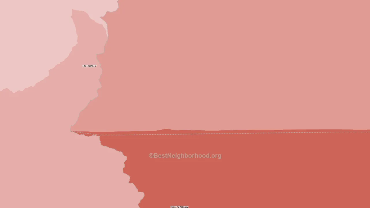 Turret, CO block-group political-lean map