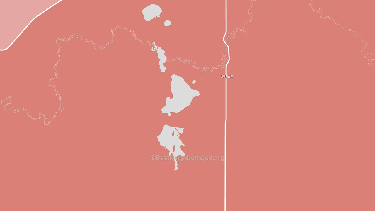 Tuthill, SD block-group political-lean map