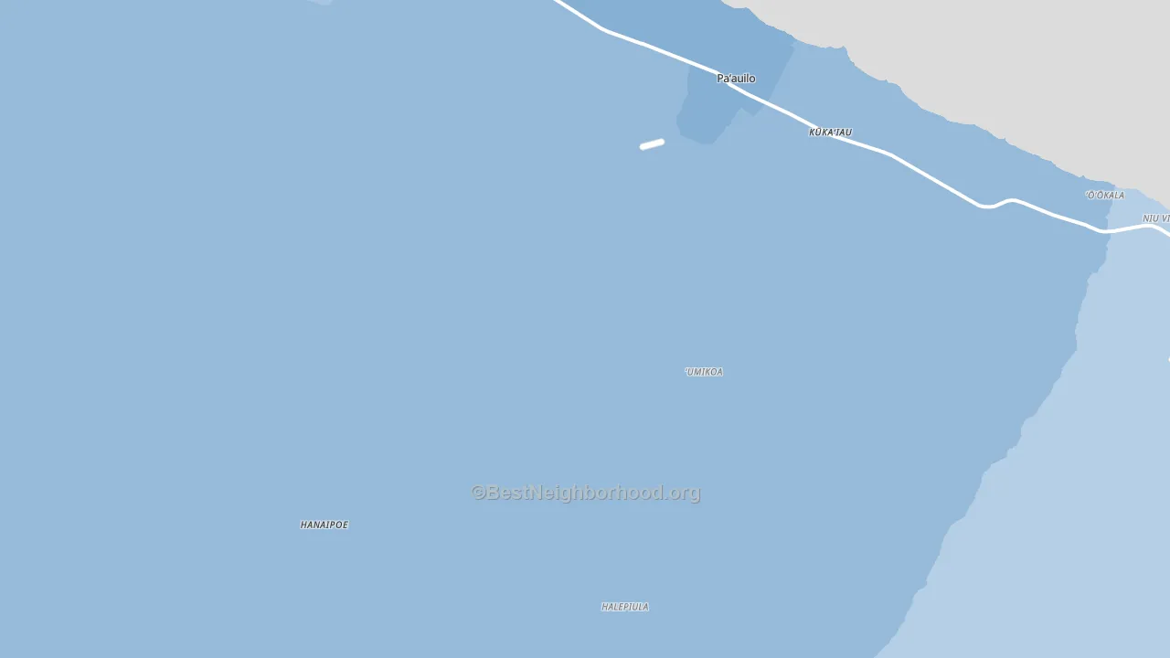 Umikoa, HI block-group political-lean map