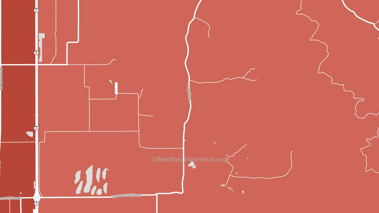 Union Point, OR block-group political-lean map