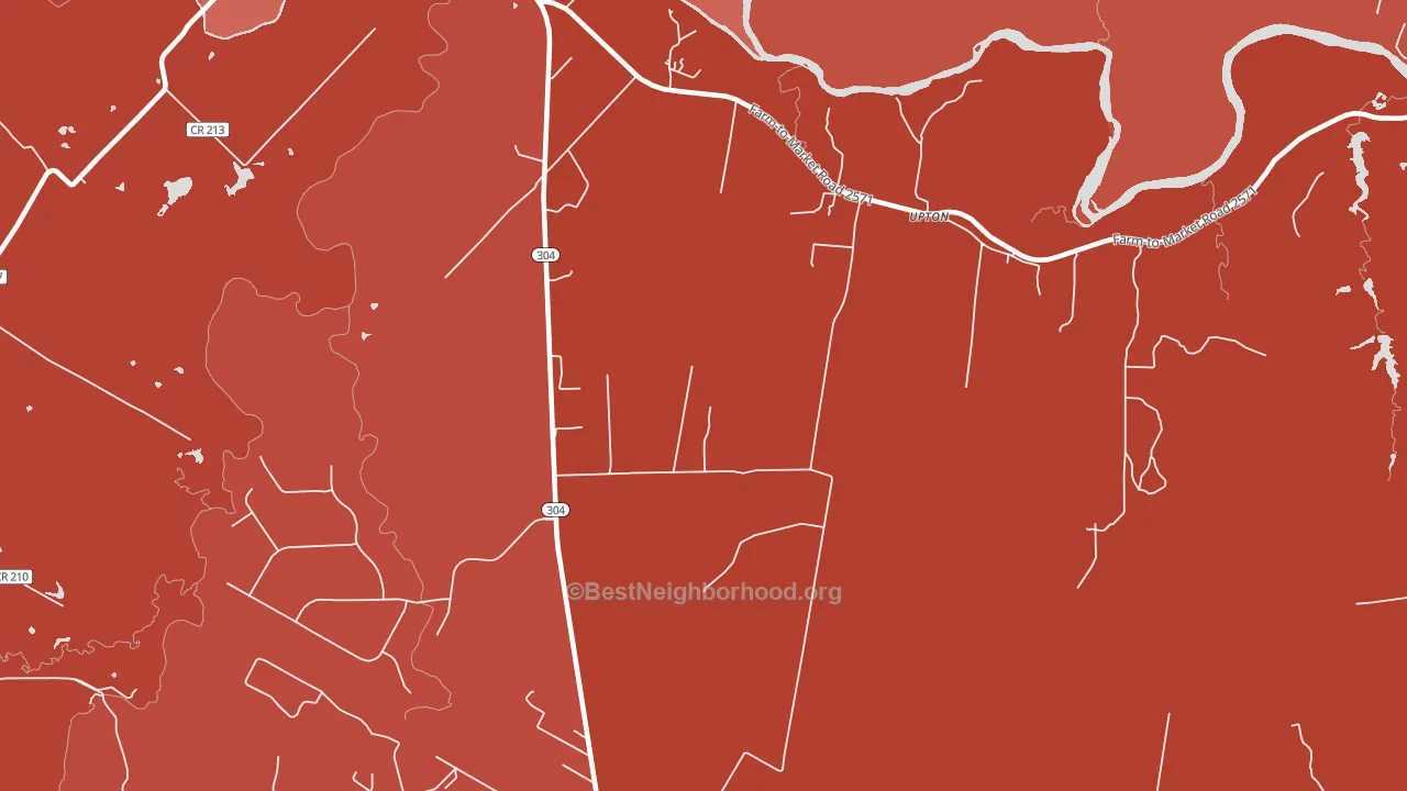 Upton, TX block-group political-lean map