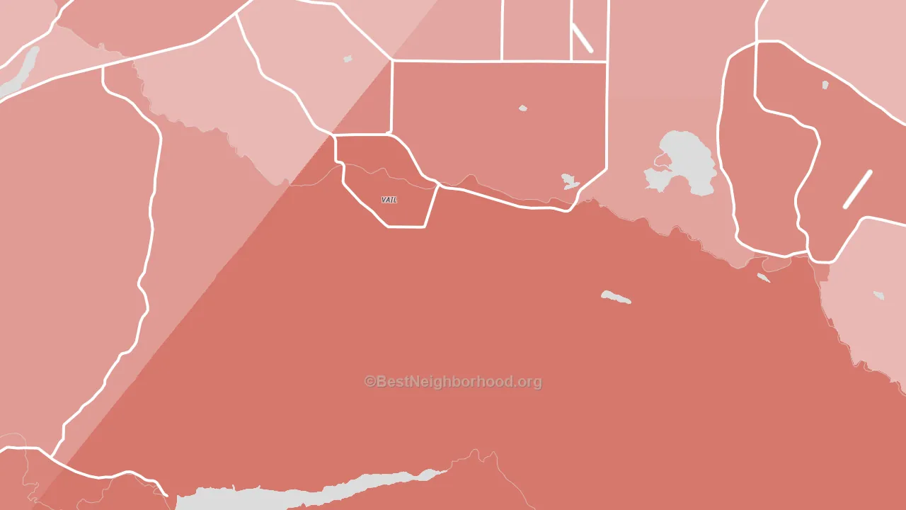 Vail, WA block-group political-lean map