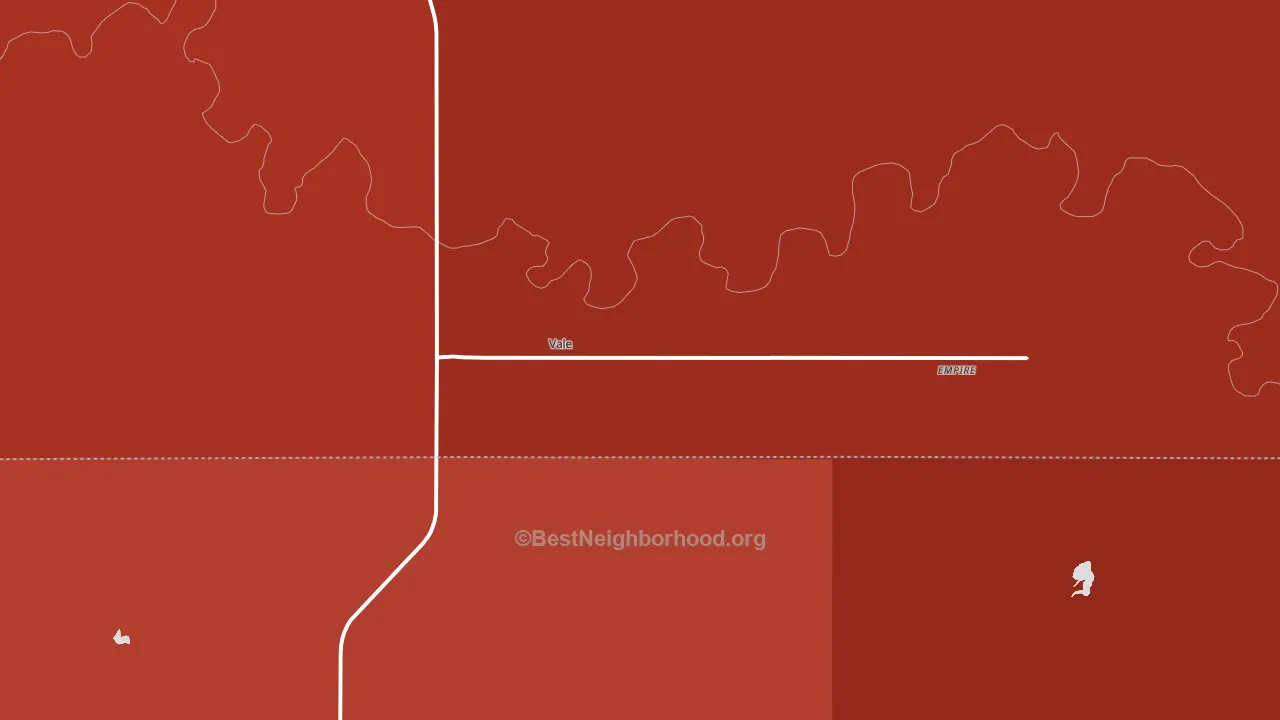 Vale, SD block-group political-lean map