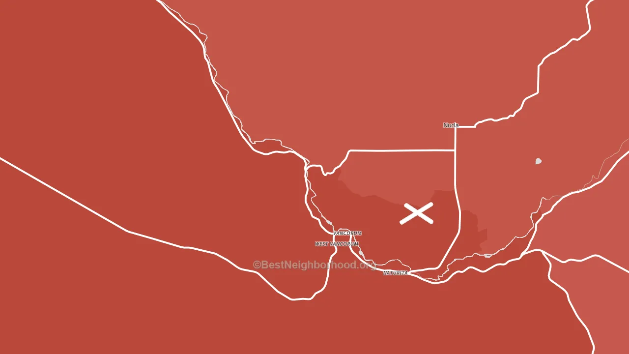 Vancorum, CO block-group political-lean map