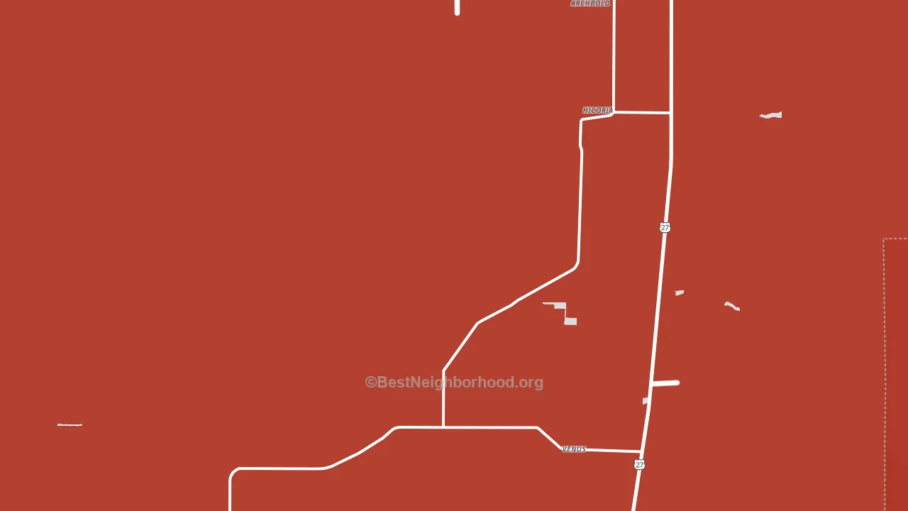 Venus, FL block-group political-lean map