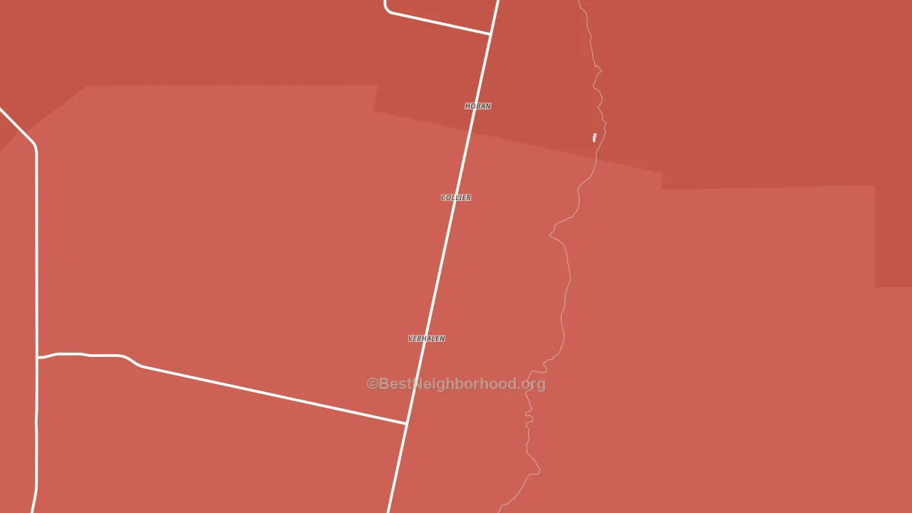 Verhalen, TX block-group political-lean map
