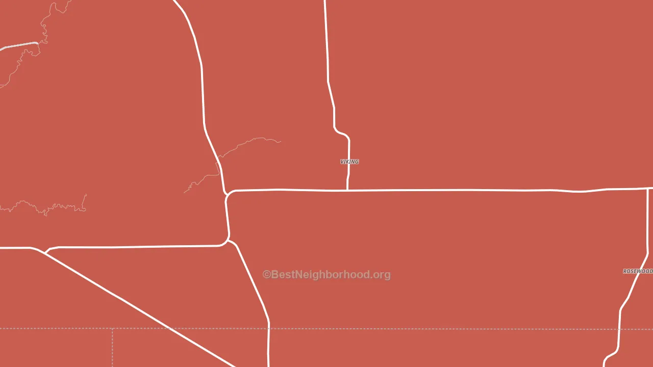Viking, MN block-group political-lean map