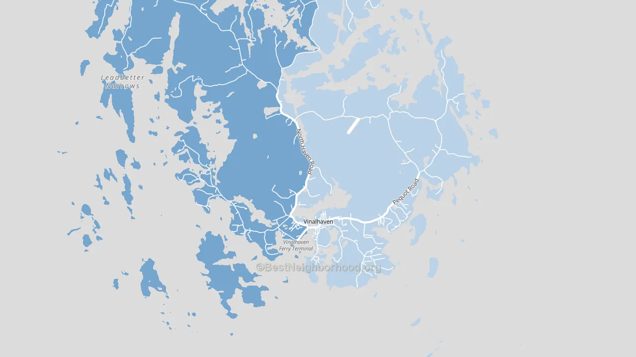 Vinalhaven, ME block-group political-lean map