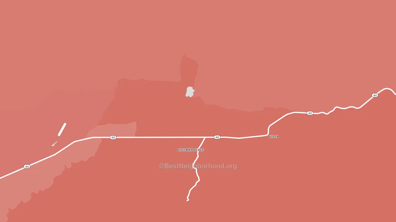 Viola, CA block-group political-lean map