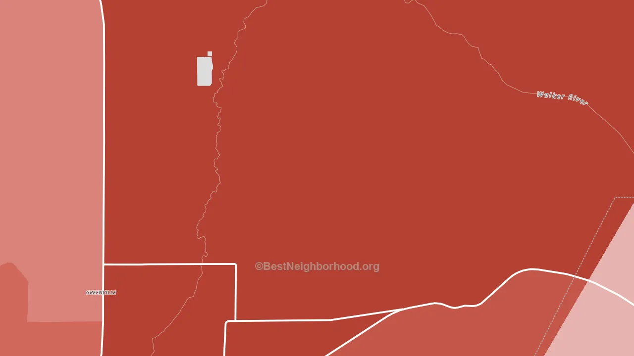 Wabuska, NV block-group political-lean map