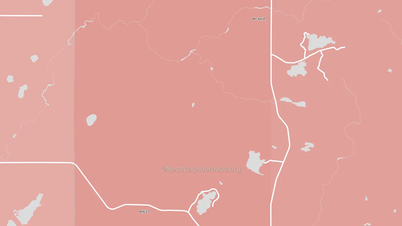 Wales, MN block-group political-lean map