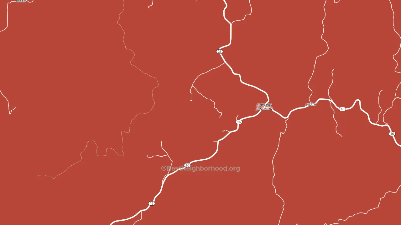 Walnut, AR block-group political-lean map