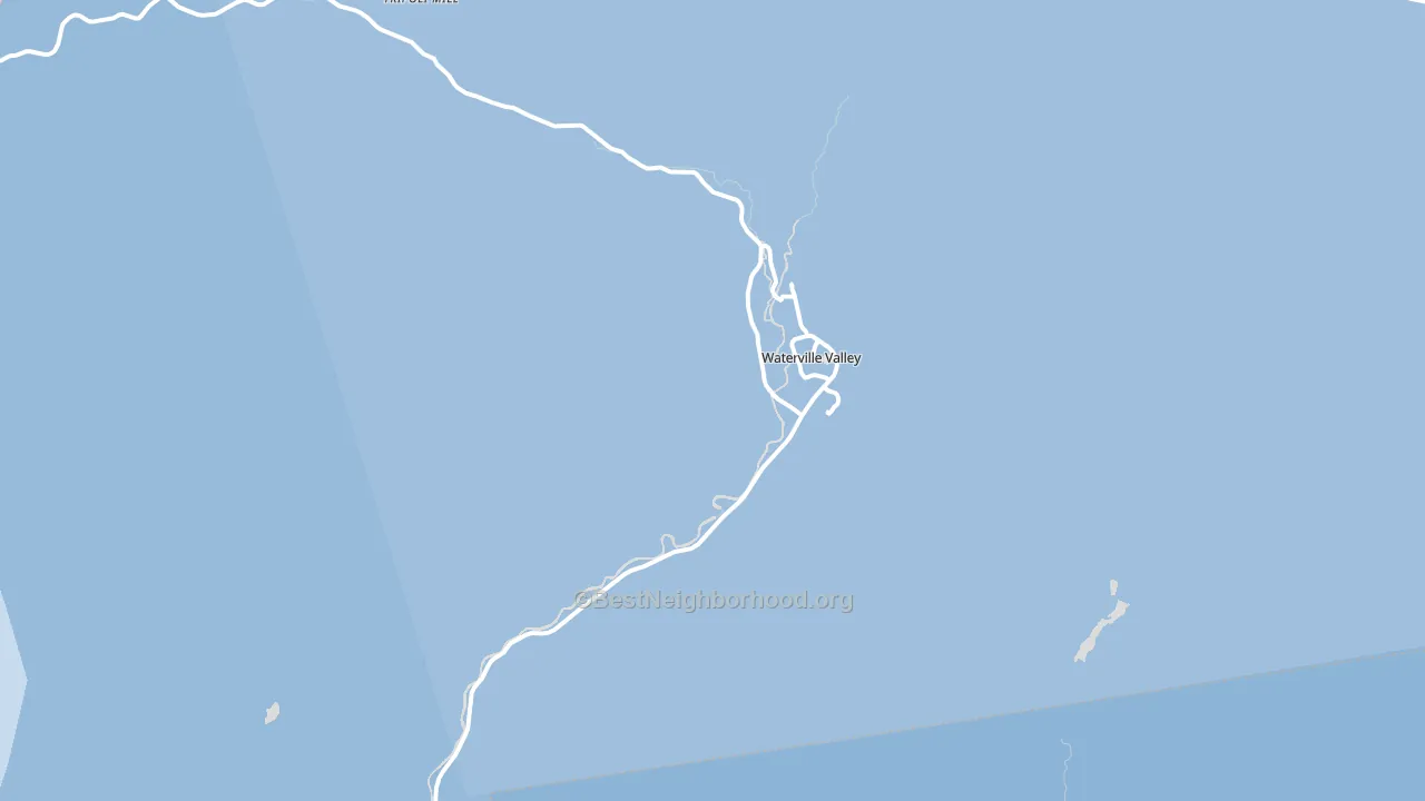 Waterville Valley, NH block-group political-lean map