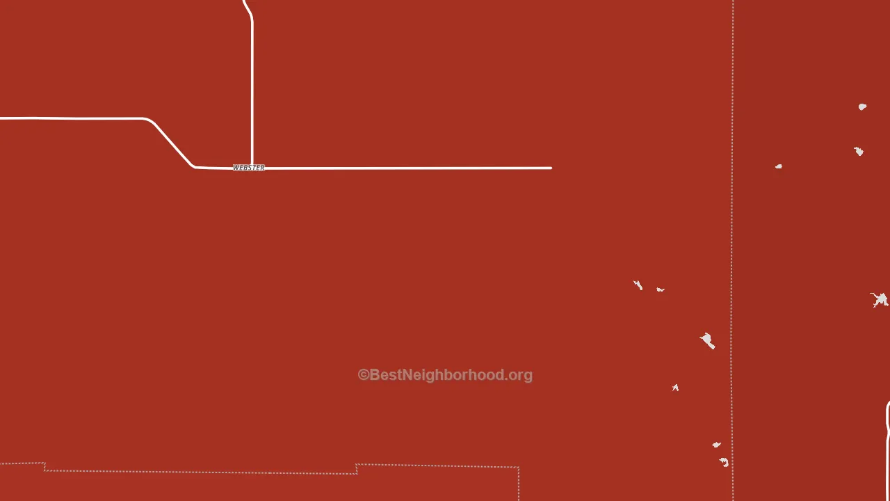 Webster, MT block-group political-lean map