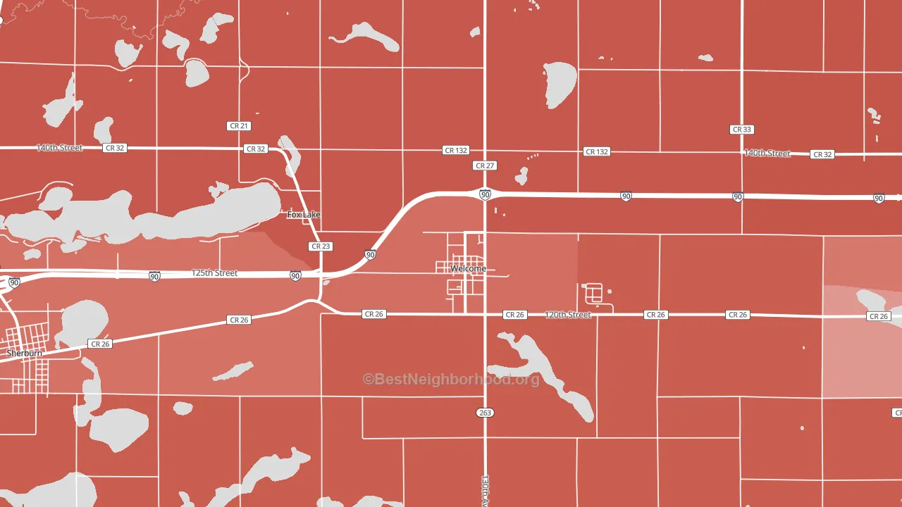 Welcome, MN block-group political-lean map