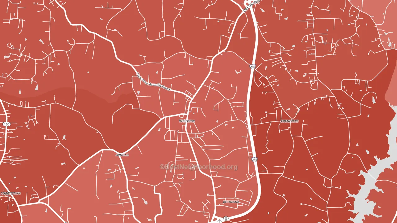Welcome, NC block-group political-lean map