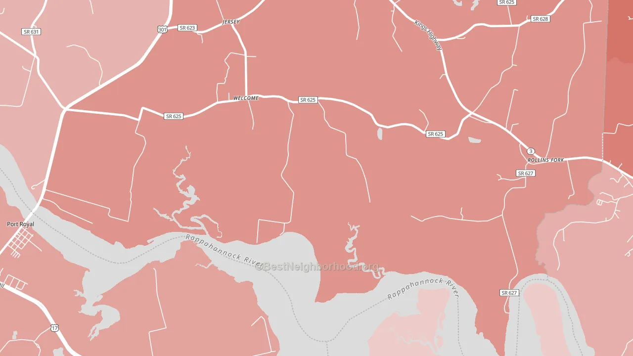 Welcome, VA block-group political-lean map