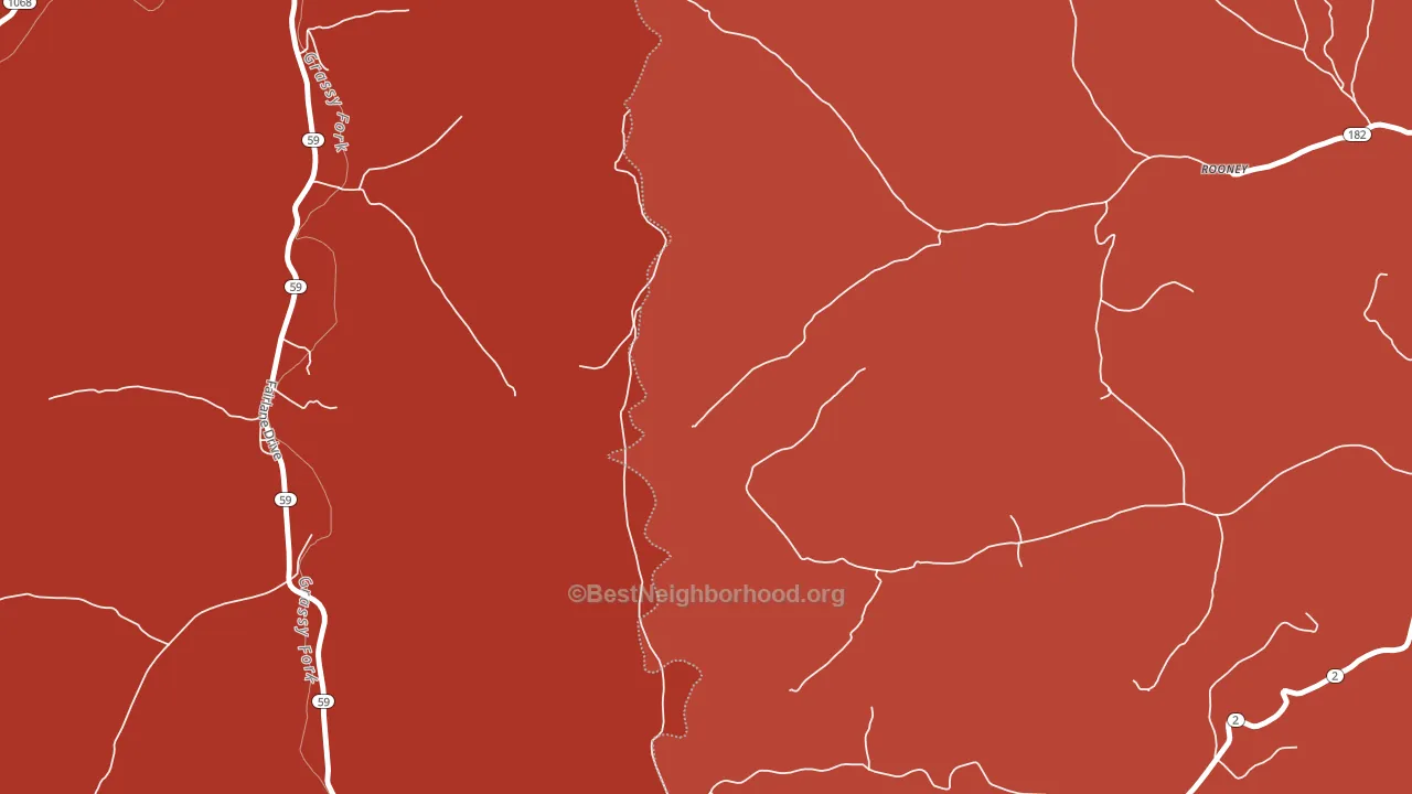 Wesleyville, KY block-group political-lean map