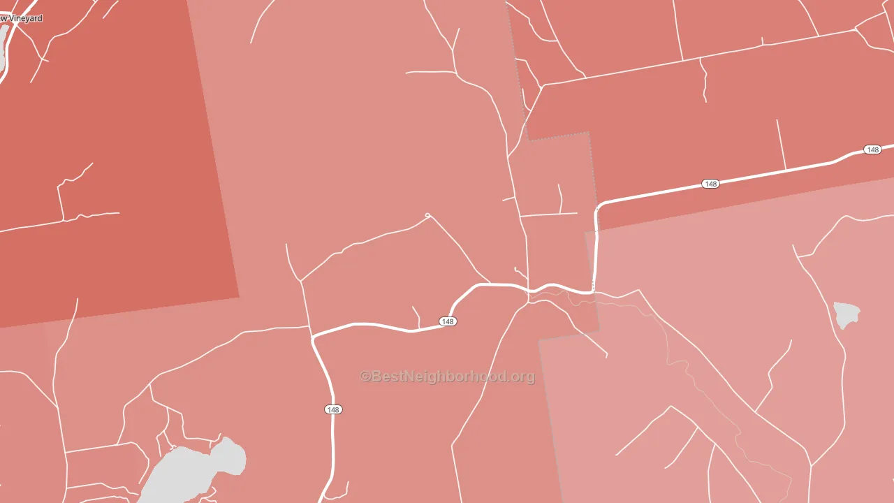 West Mills, ME block-group political-lean map