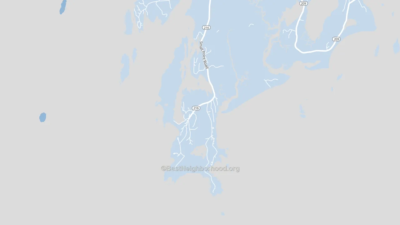 West Point, ME block-group political-lean map