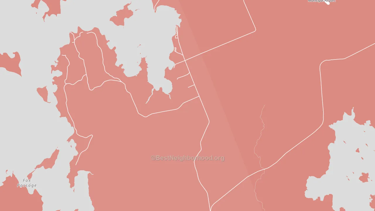 West Princeton, ME block-group political-lean map