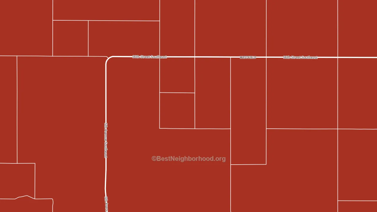 Westfield, ND block-group political-lean map