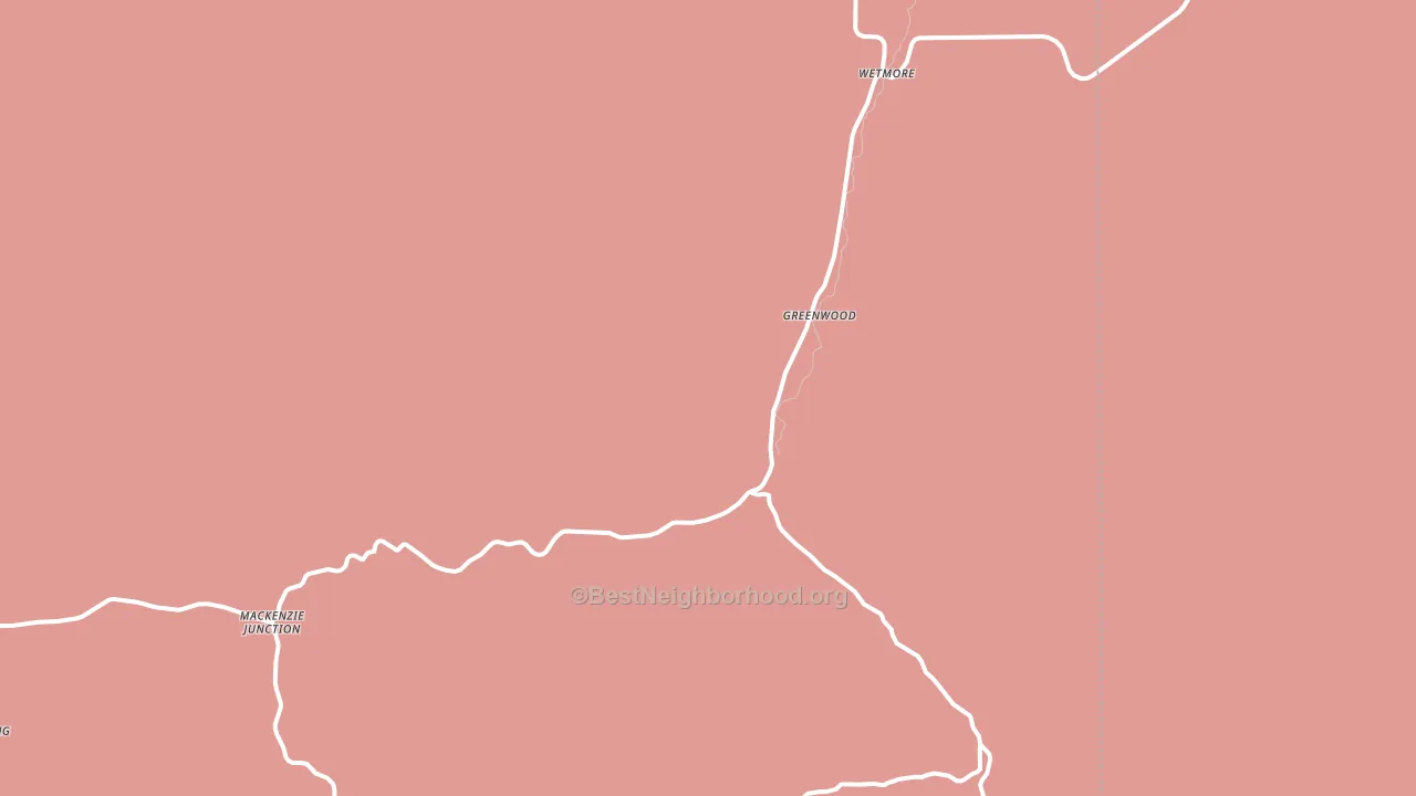 Wetmore, CO block-group political-lean map