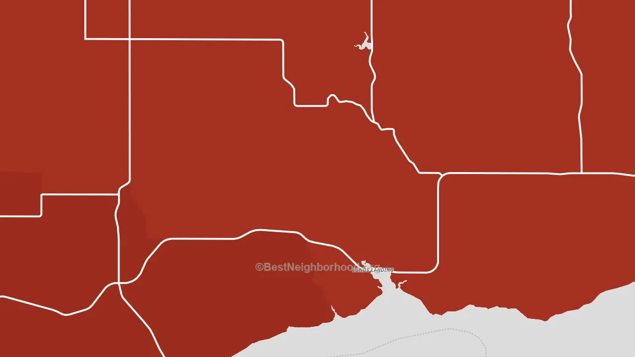 Wheelock, ND block-group political-lean map